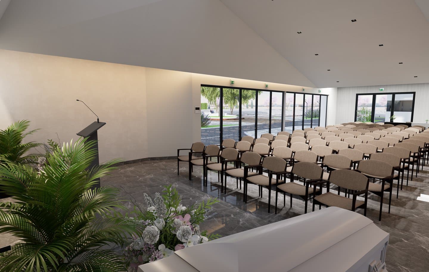 Salle de cérémonie civile, vue intérieure