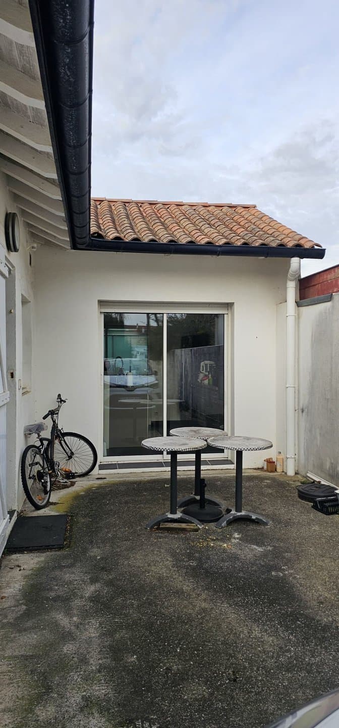État existant du patio avant rénovation