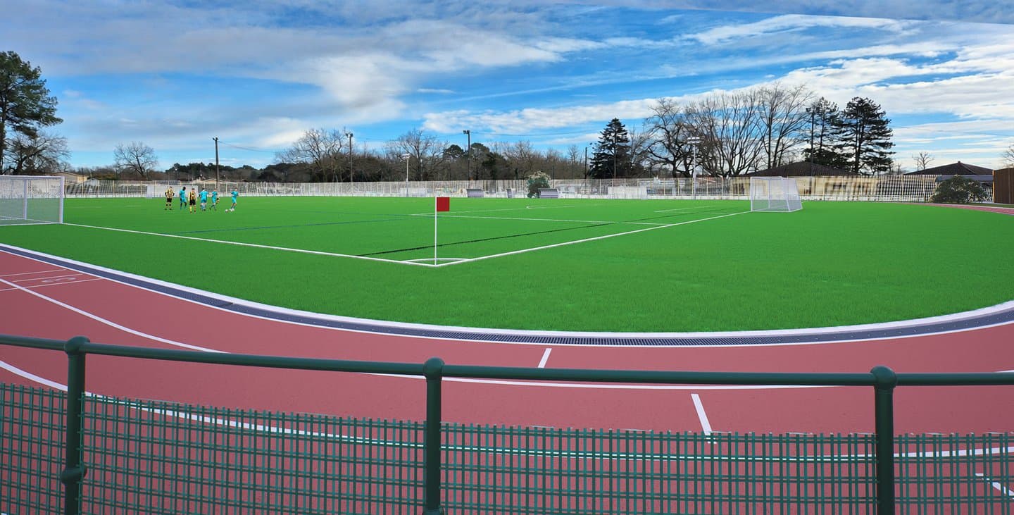 Stade Suzon — vue du terrain et de la piste